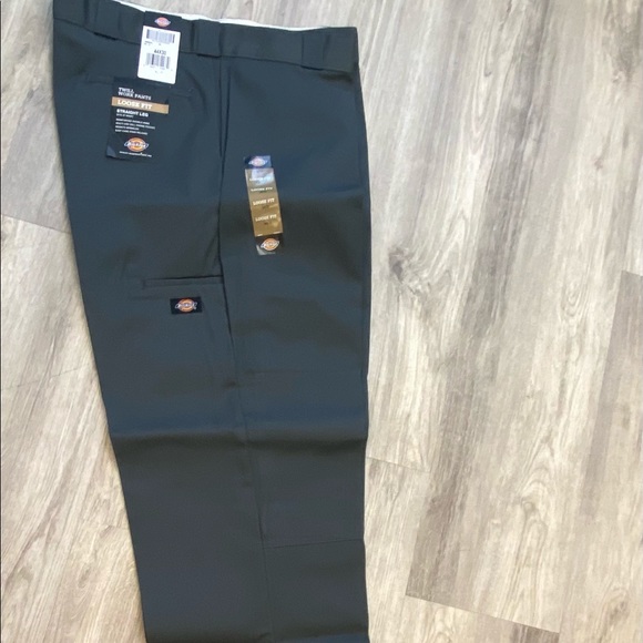 Dickie's Loose Fit Double Knee Work Pants Charcoal - Picture 7 of 8